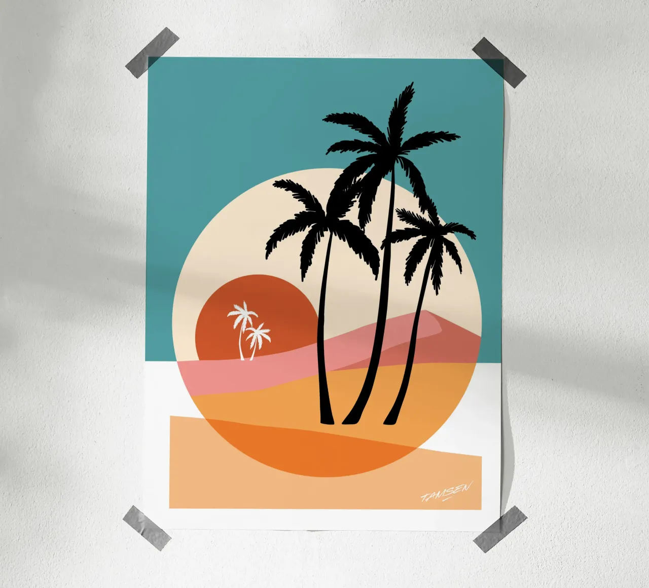 Il deserto poster da Tamsen Design