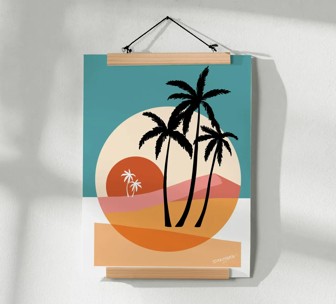 Il deserto poster da Tamsen Design