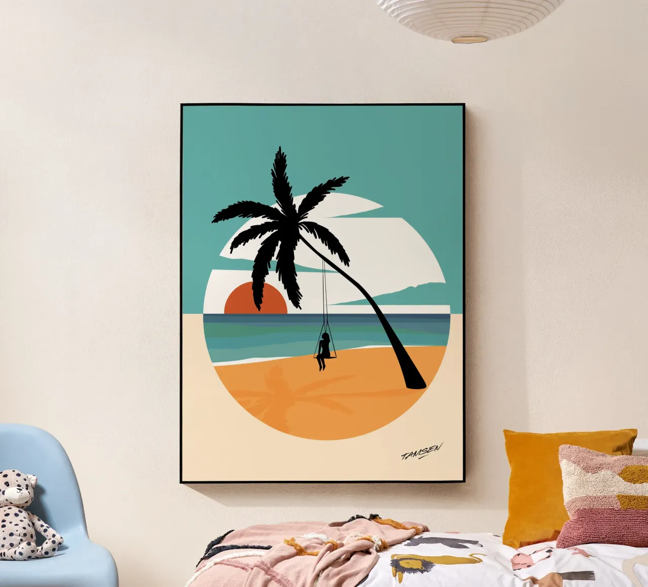 Paradise acrylic glass by Tamsen Design