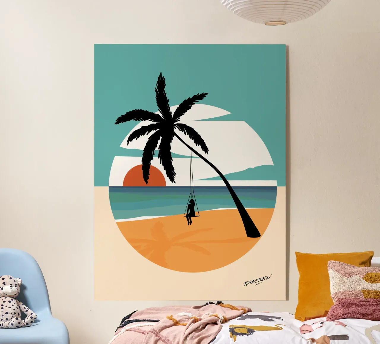 Paradise acrylic glass by Tamsen Design