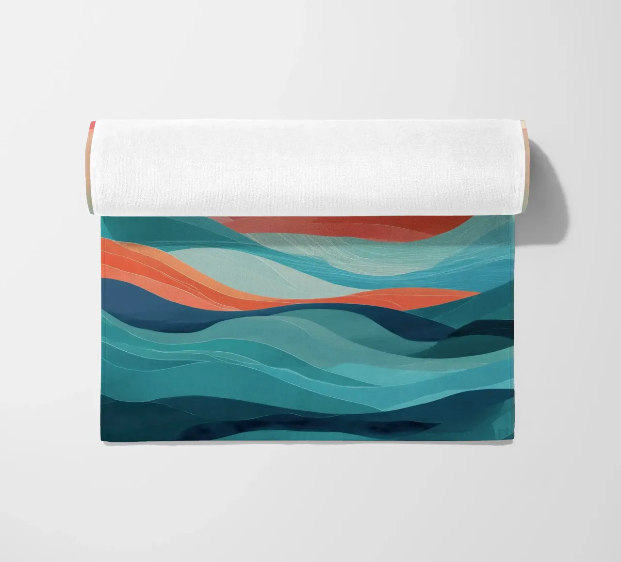 Sun Over Soft Waves telo mare da Amelie Rose