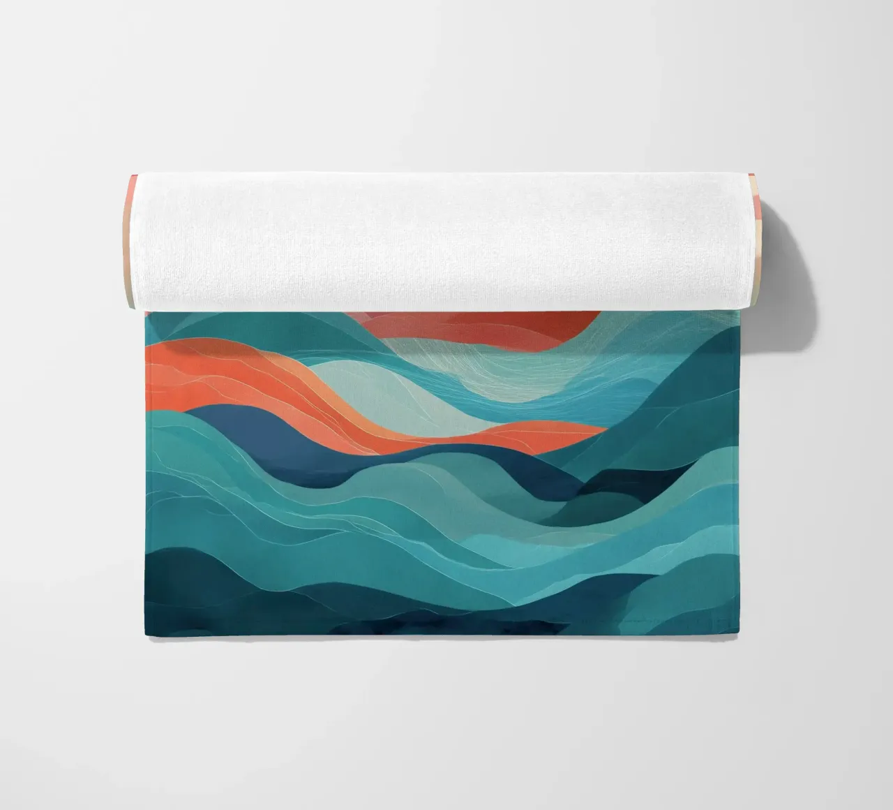 Sun Over Soft Waves telo mare da Amelie Rose