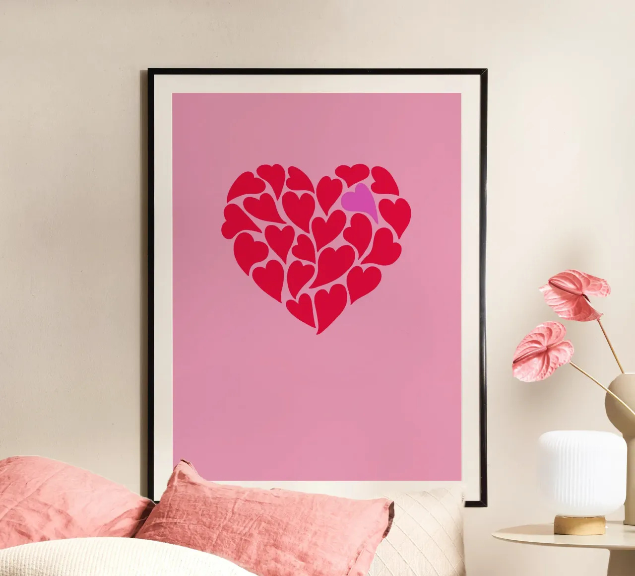 Cuori Rosé poster da Andrea Dölling