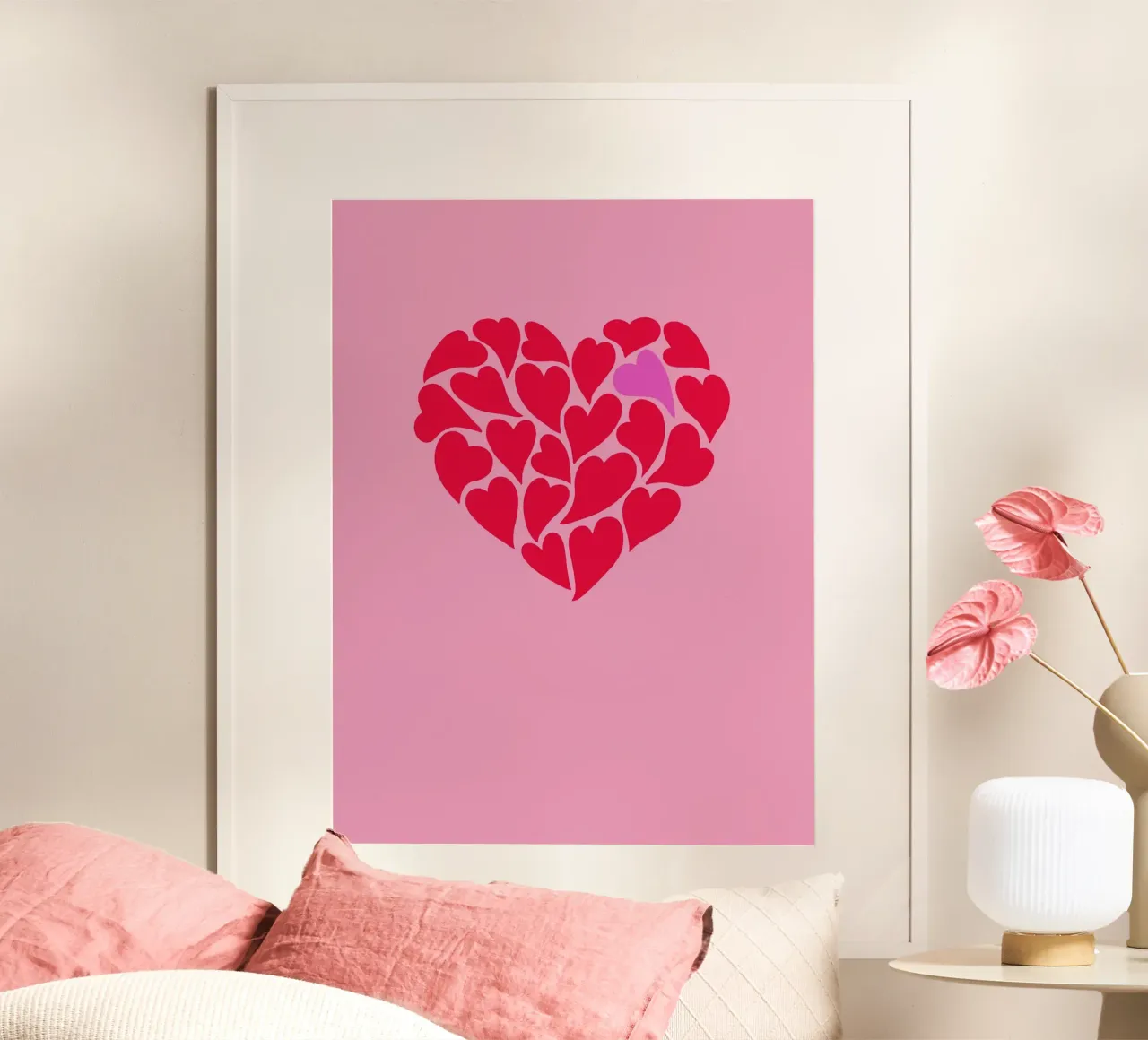 Cuori Rosé poster da Andrea Dölling