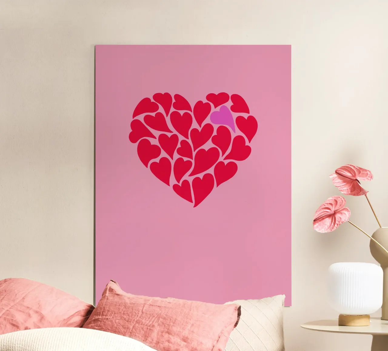 Cuori Rosé poster da Andrea Dölling