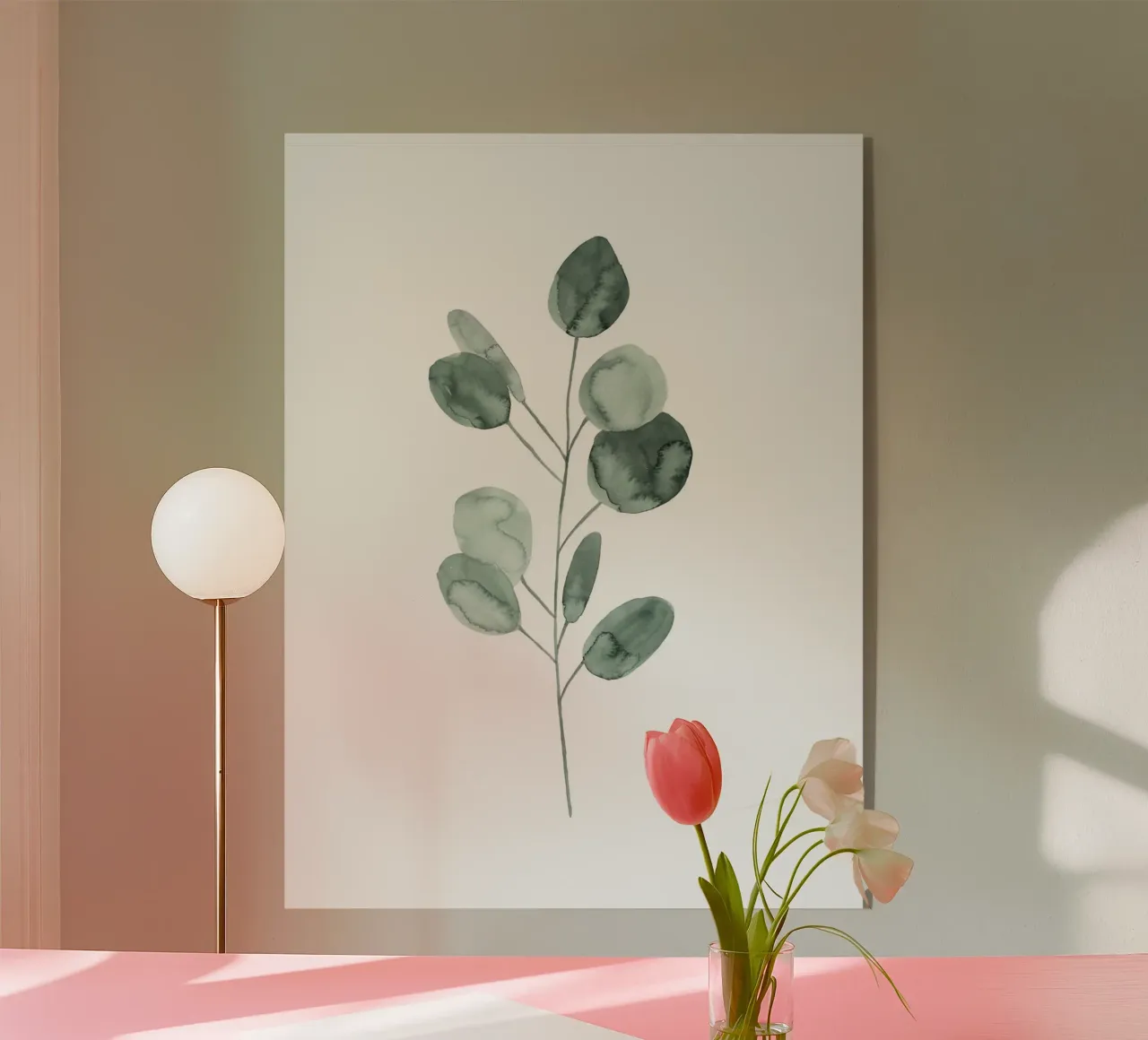 Ramo di eucalipto plexiglass da mantika studio