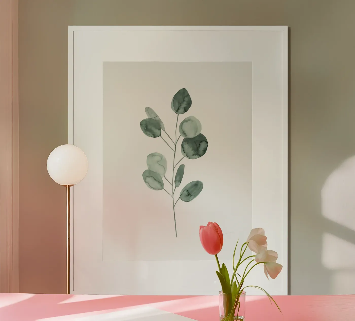 Branche d'eucalyptus poster de mantika studio