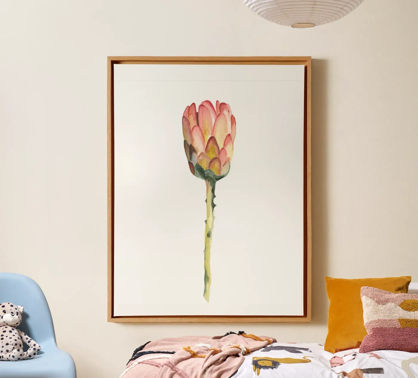 Protea canvas van mantika studio