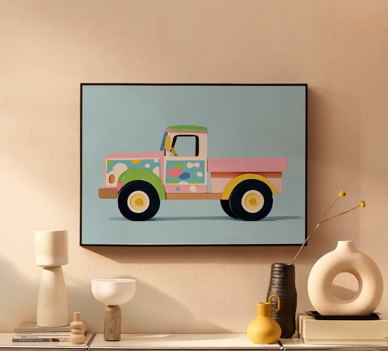 Auto colorata plexiglass da Little Art Lab