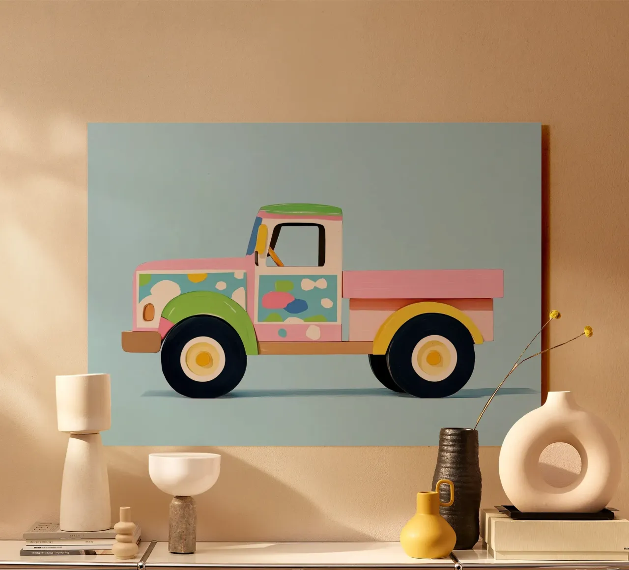 Auto colorata plexiglass da Little Art Lab