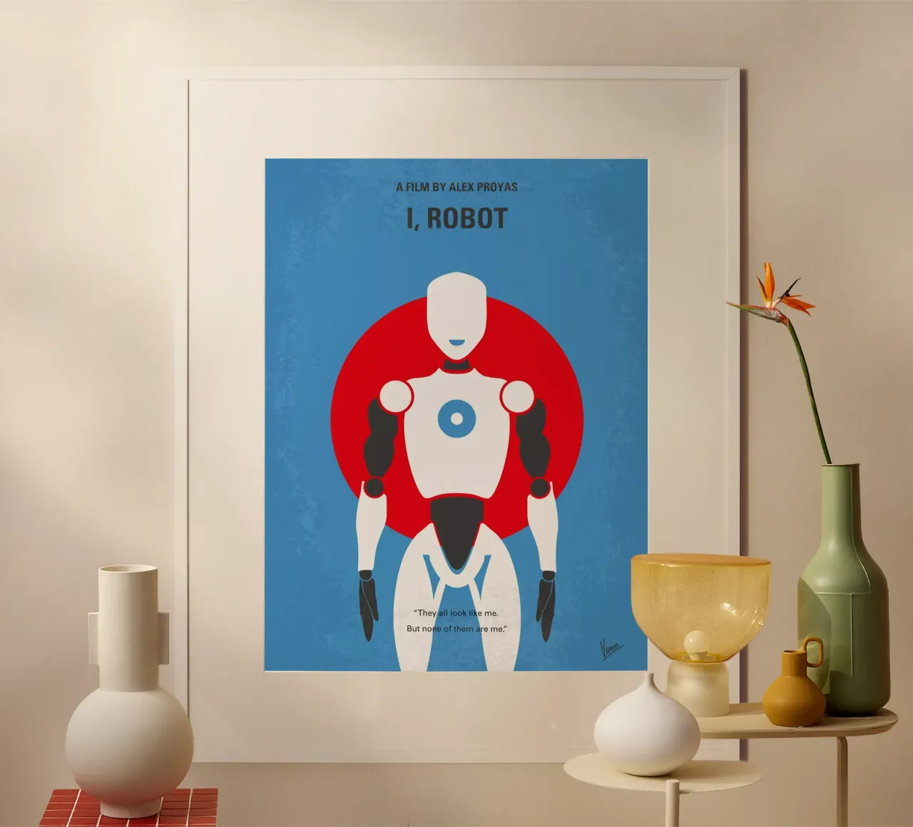 No275 My I ROBOT minimal movie poster poster de Chungkong