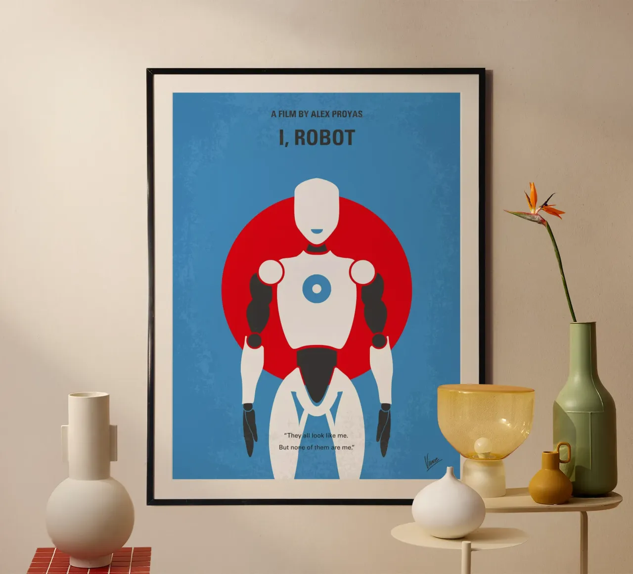 No275 My I ROBOT minimal movie poster poster de Chungkong