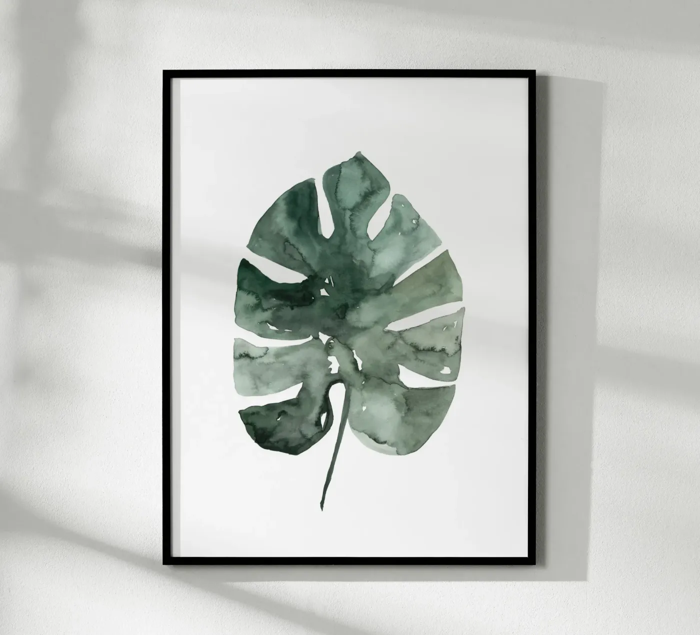 Feuille de monstera poster de mantika studio