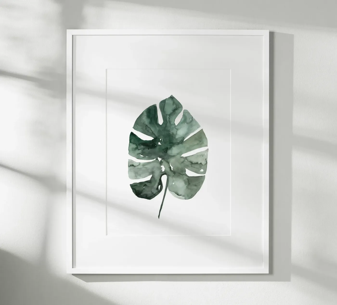 Feuille de monstera poster de mantika studio
