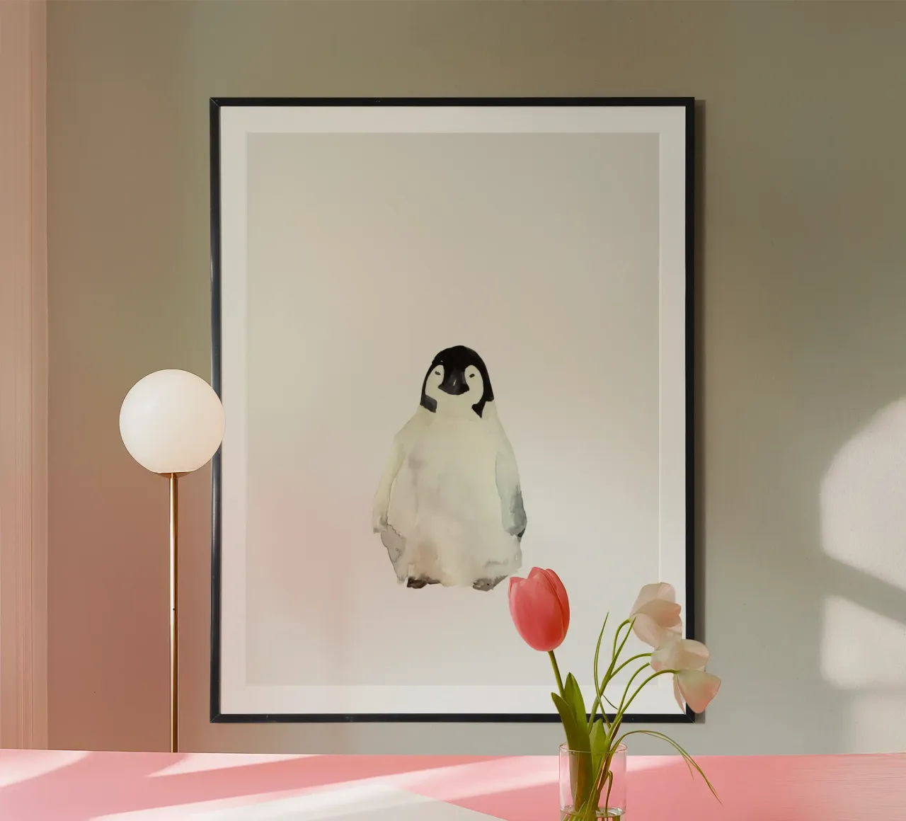 Pinguïn poster van mantika studio