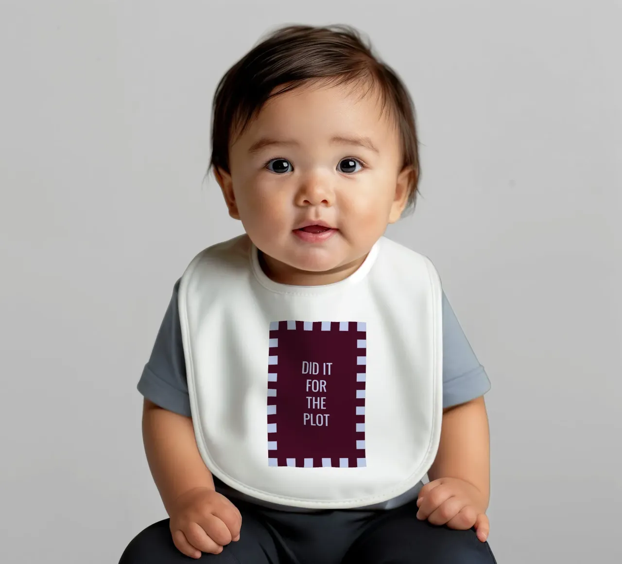 Do it for the plot baby bib by Personalizable Designs