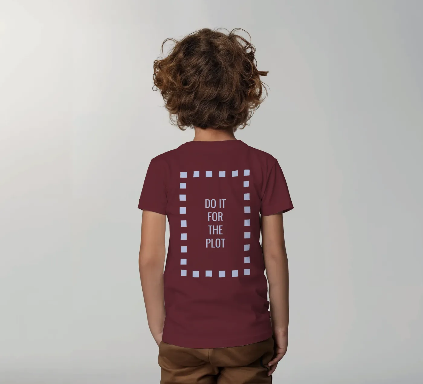 Do it for the plot Kinder T-Shirt von Personalizable Designs