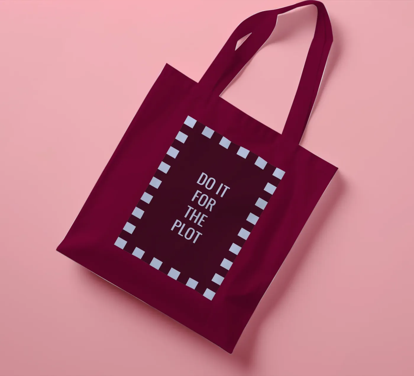 Do it for the plot jute draagtas van Personalizable Designs