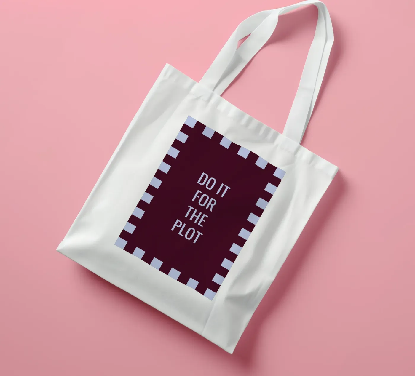 Do it for the plot borsa in juta da Personalizable Designs
