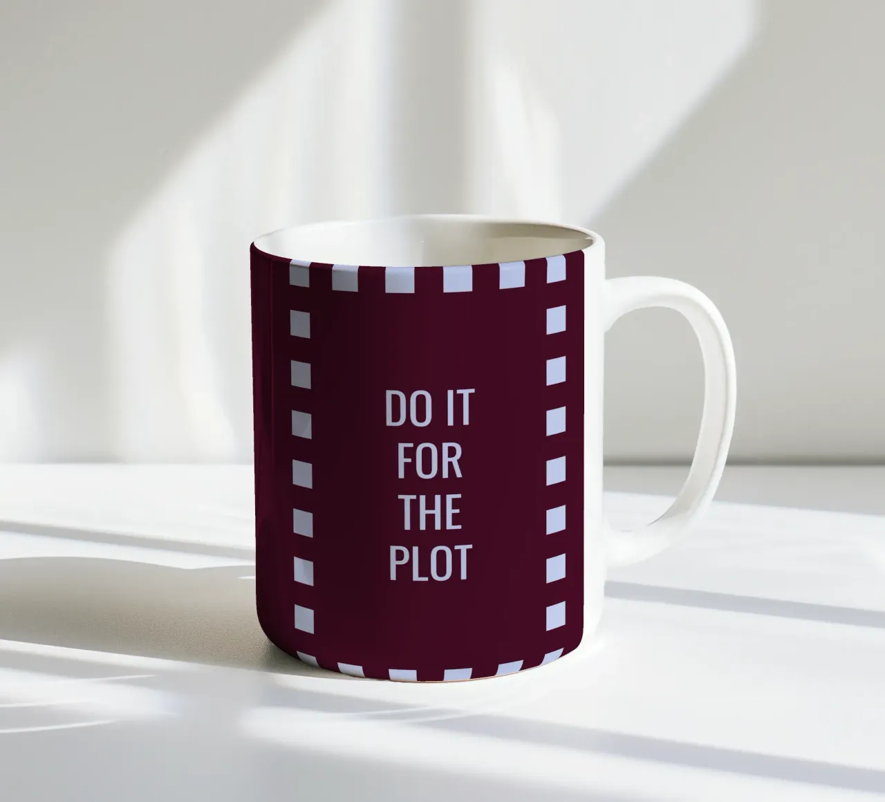 Do it for the plot ceramic mug by Personalizable Designs
