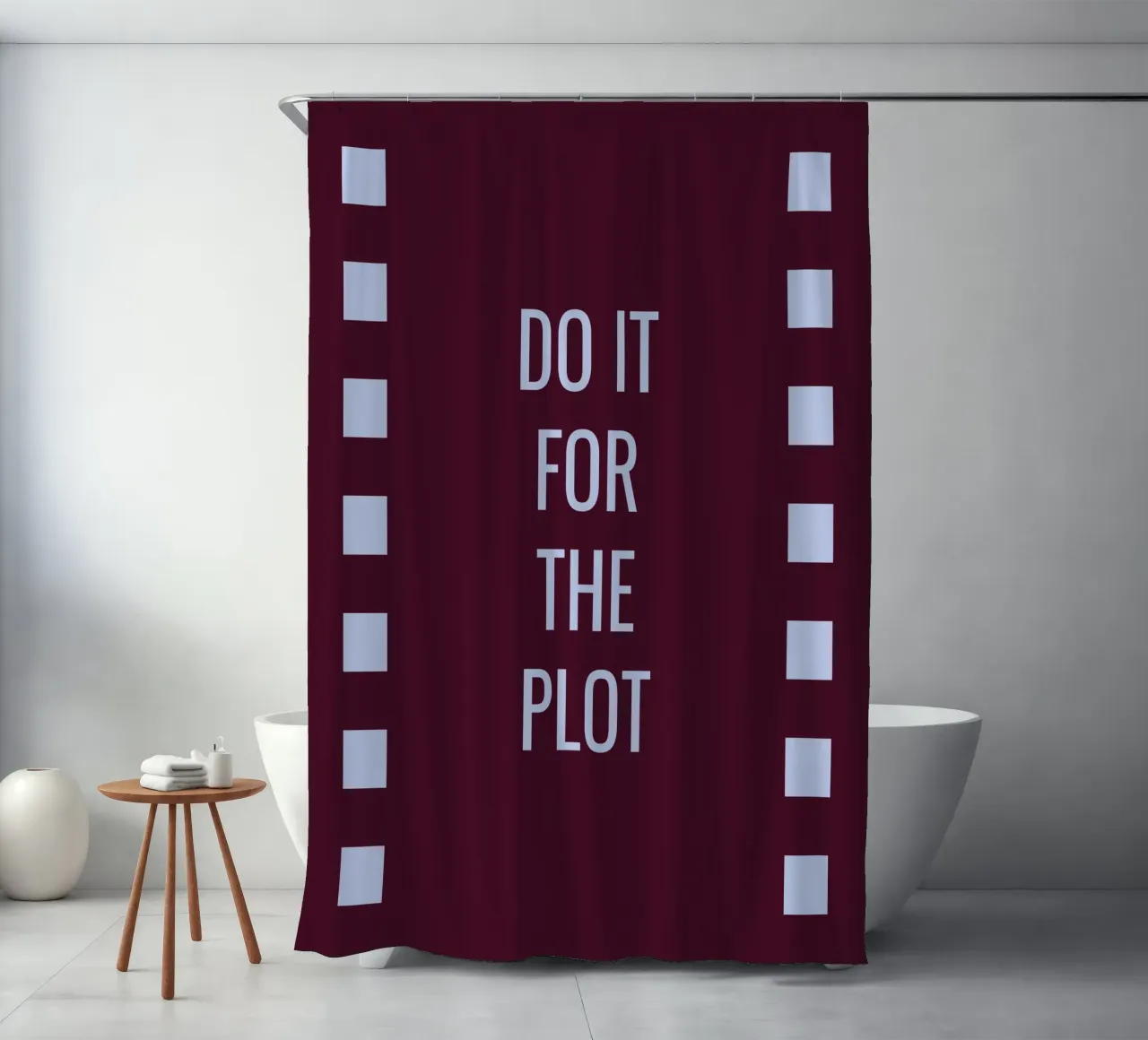 Do it for the plot Duschvorhang von Personalizable Designs