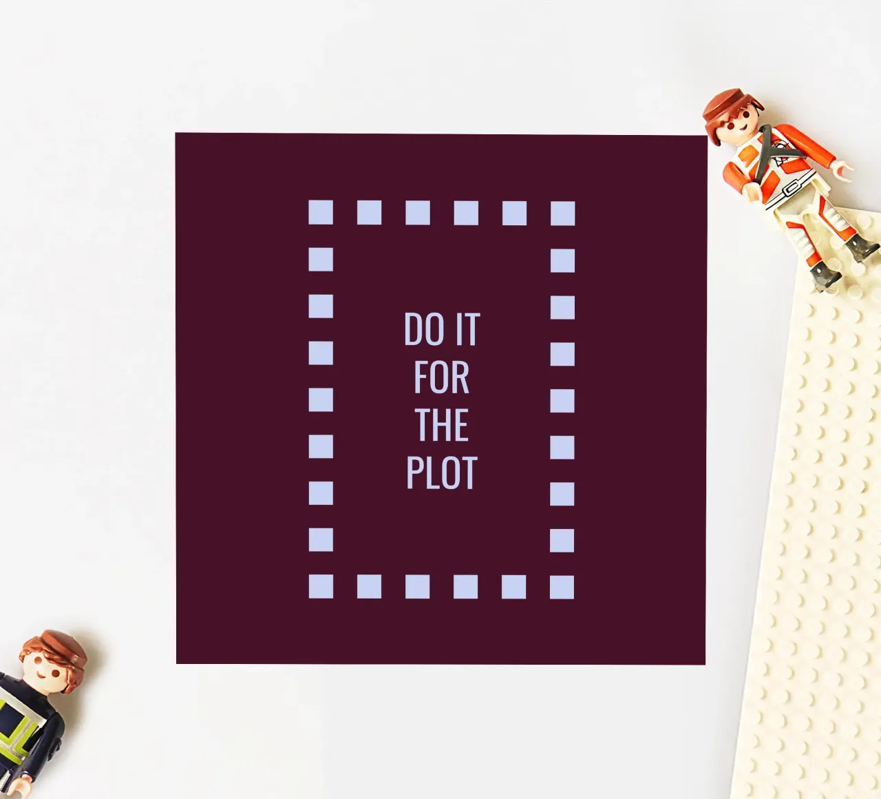 Do it for the plot Sticker von Personalizable Designs