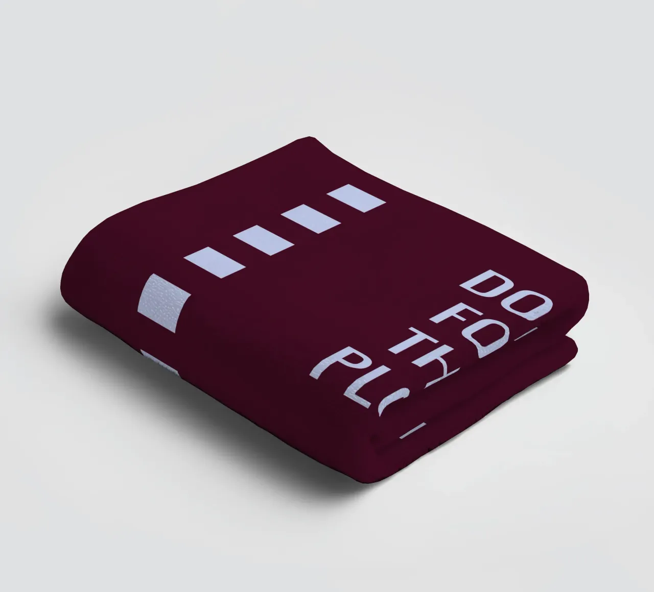 Do it for the plot towel by Personalizable Designs