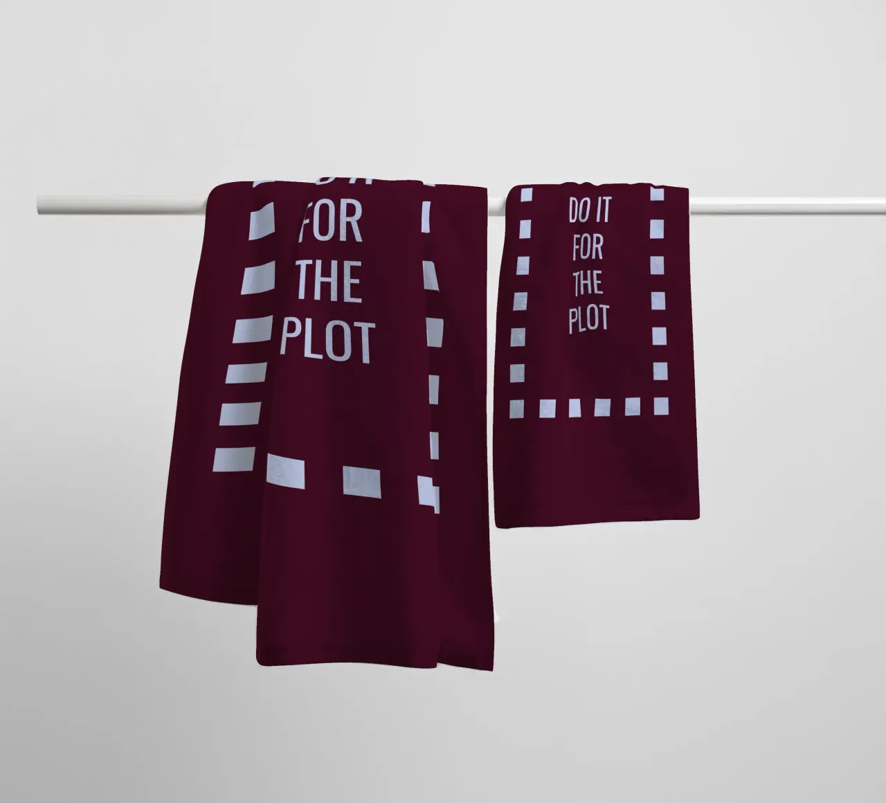 Do it for the plot towel by Personalizable Designs