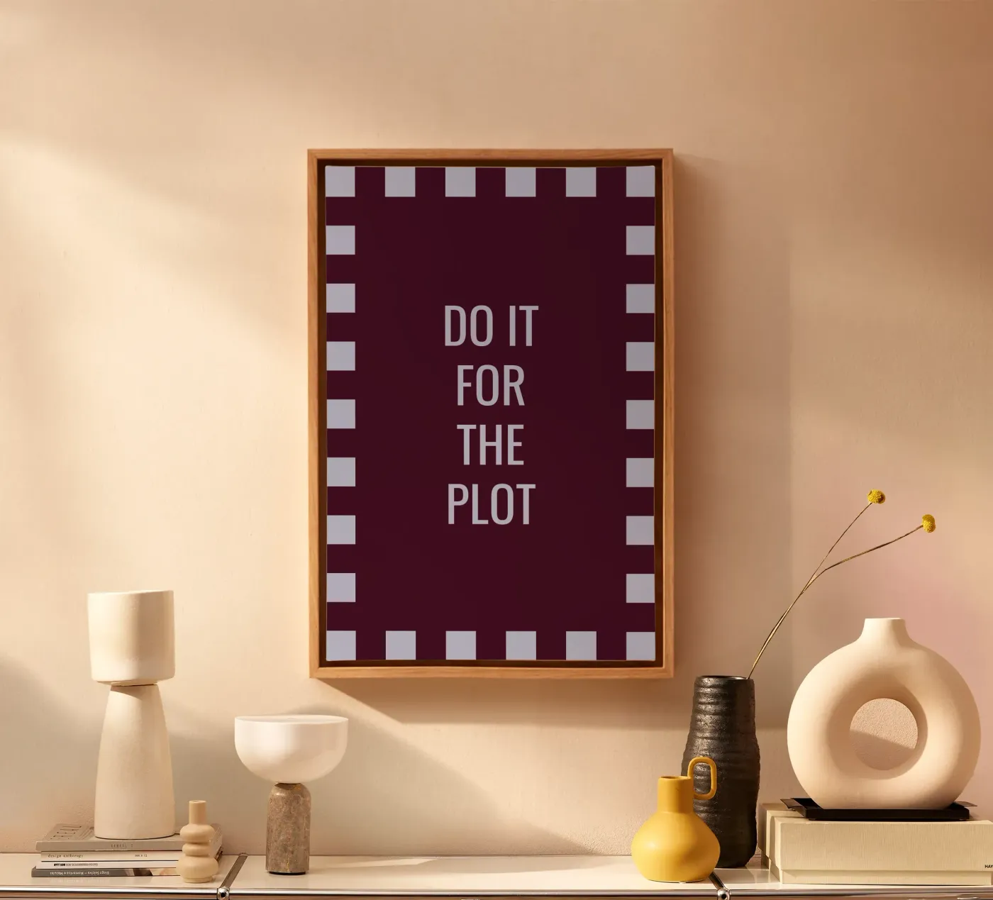 Do it for the plot tela da Personalizable Designs