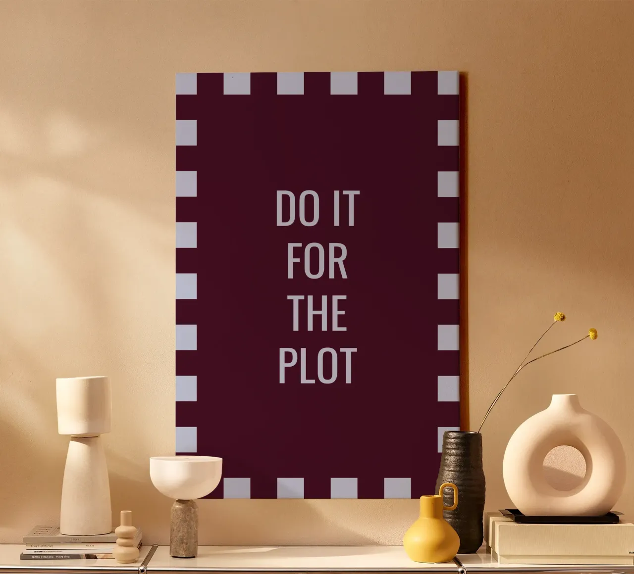 Do it for the plot Leinwand von Personalizable Designs