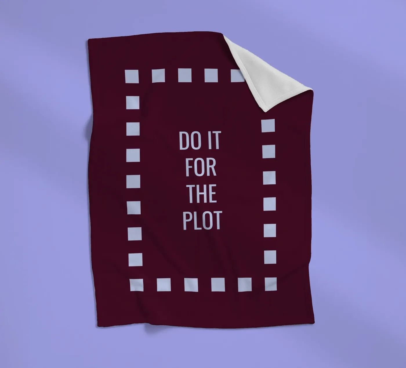 Do it for the plot Fleecedecke von Personalizable Designs