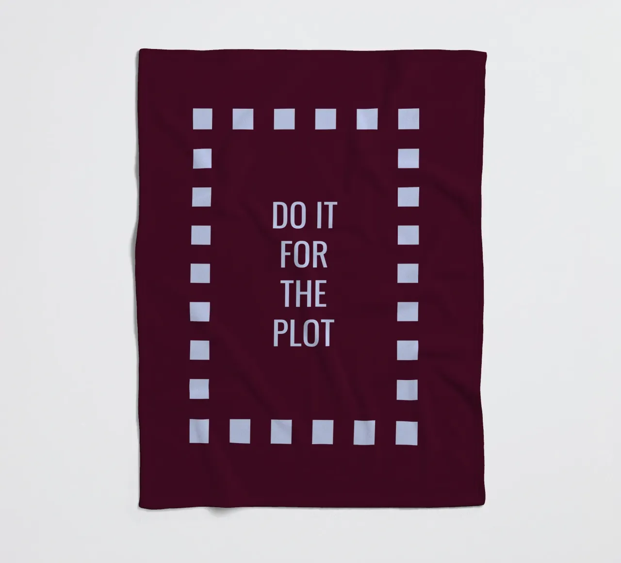 Do it for the plot Fleecedecke von Personalizable Designs