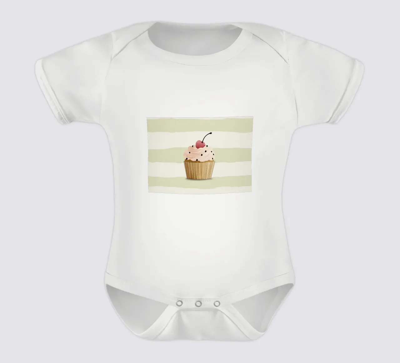 Cupcake body bébé de Little Art Lab