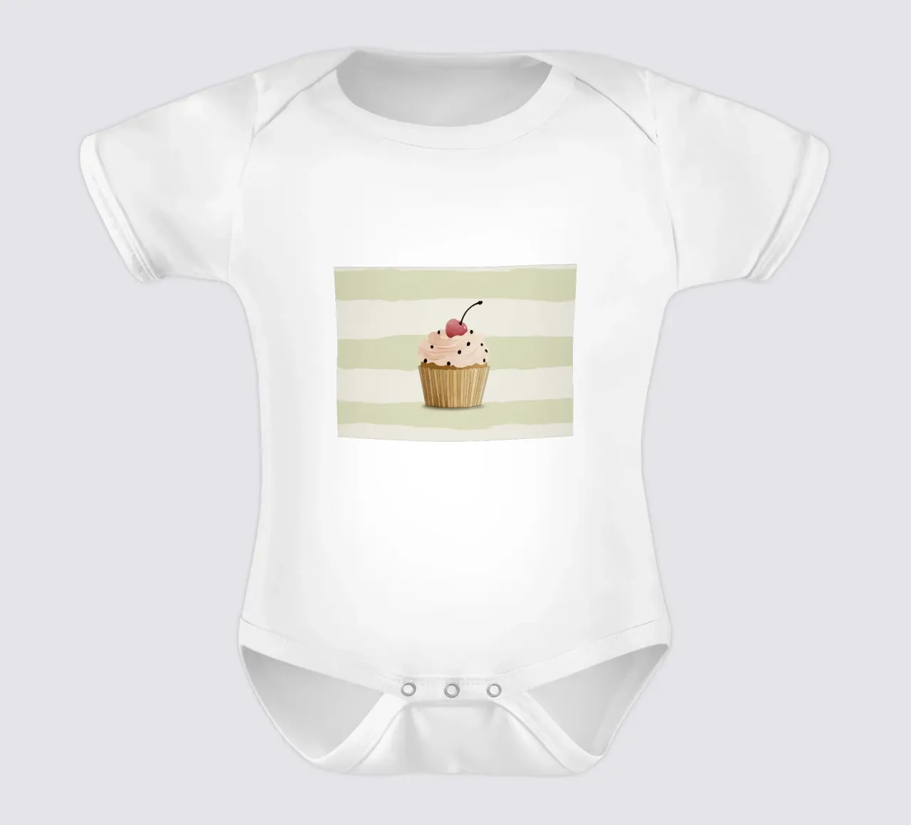 Cupcake body bébé de Little Art Lab