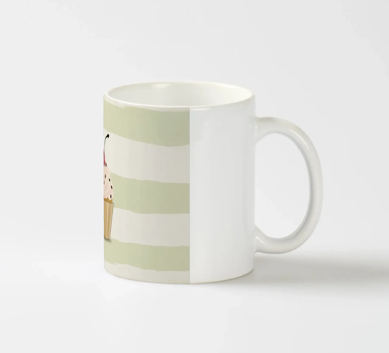 Cupcake ceramic mug by Little Art Lab
