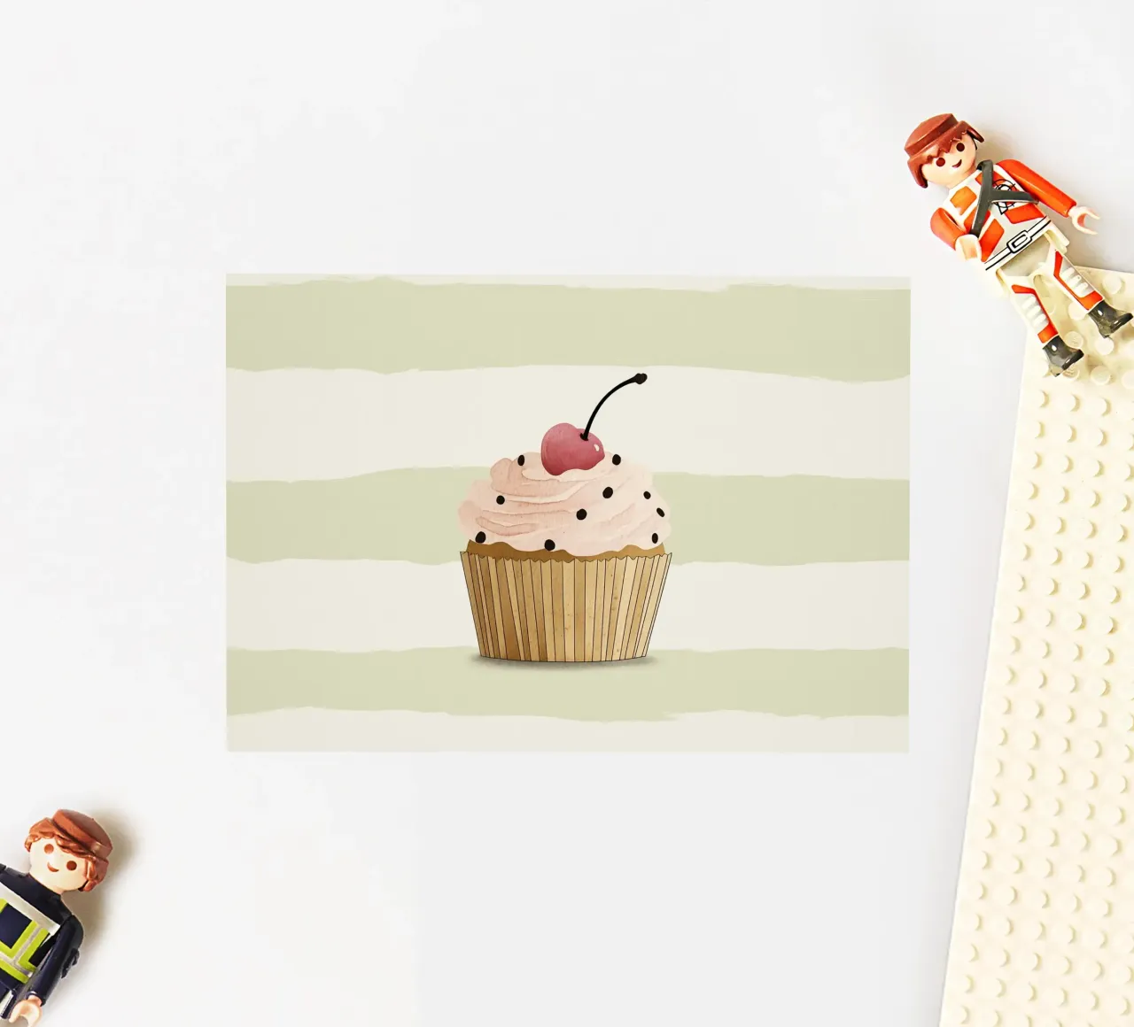 Cupcake sticker by Little Art Lab