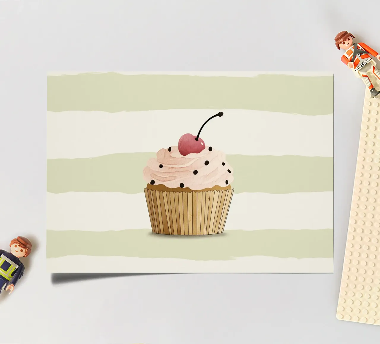 Cupcake sticker sheet by Little Art Lab