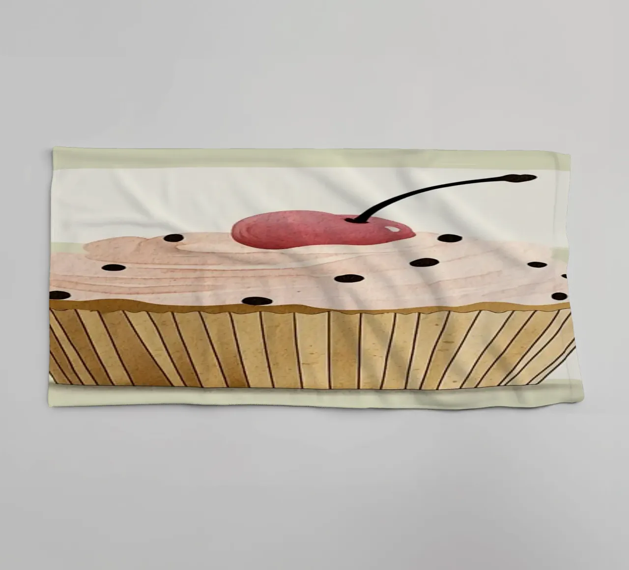 Cupcake badhanddoek van Little Art Lab