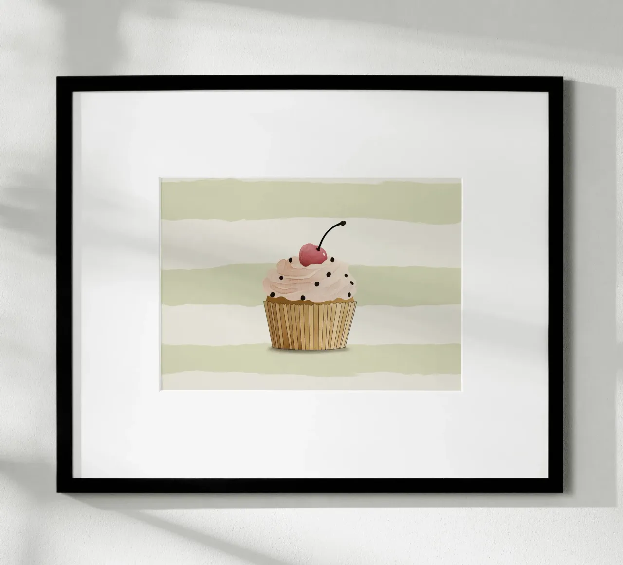 Cupcake poster van Little Art Lab