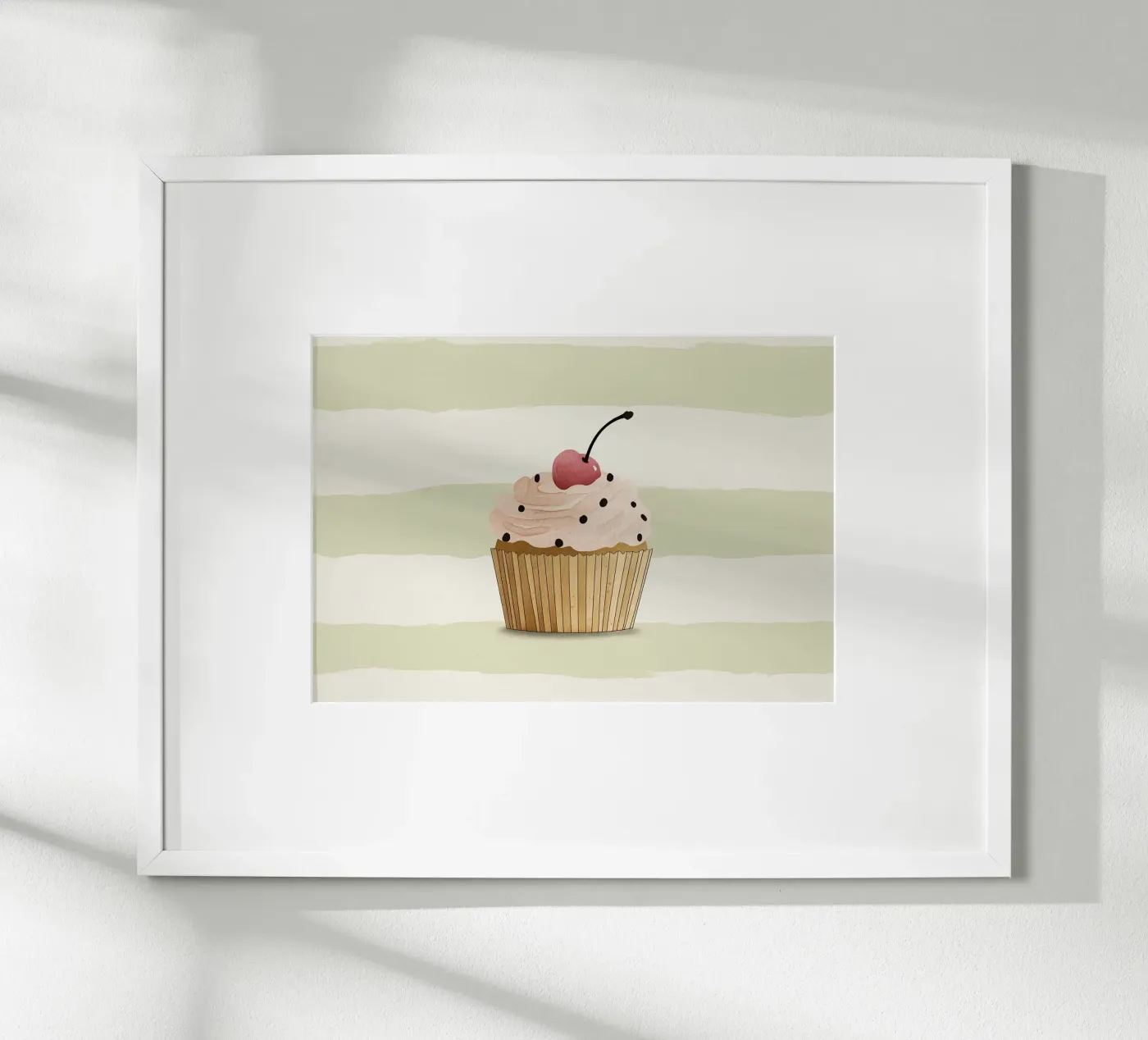 Cupcake Poster von Little Art Lab