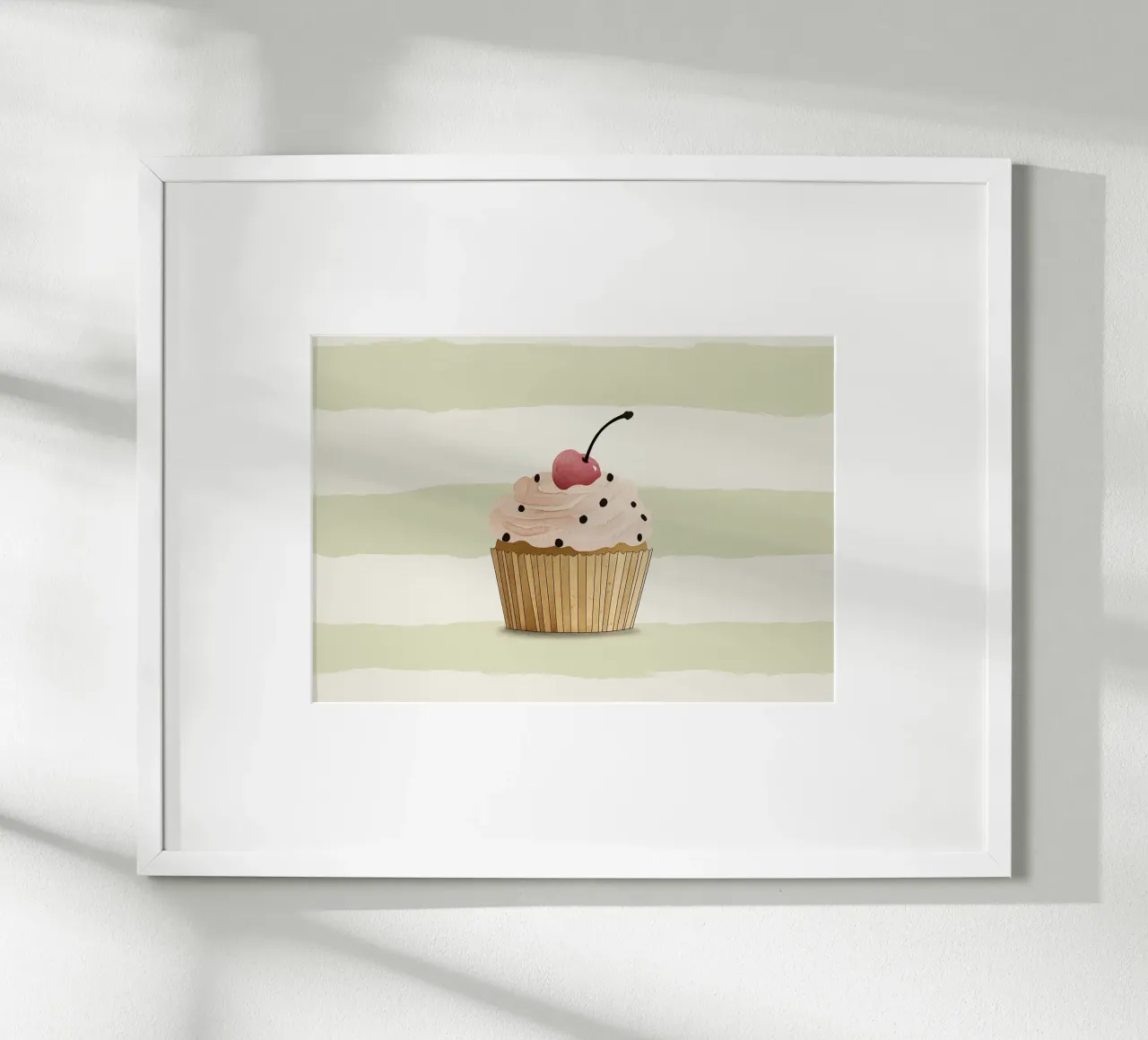 Cupcake poster van Little Art Lab