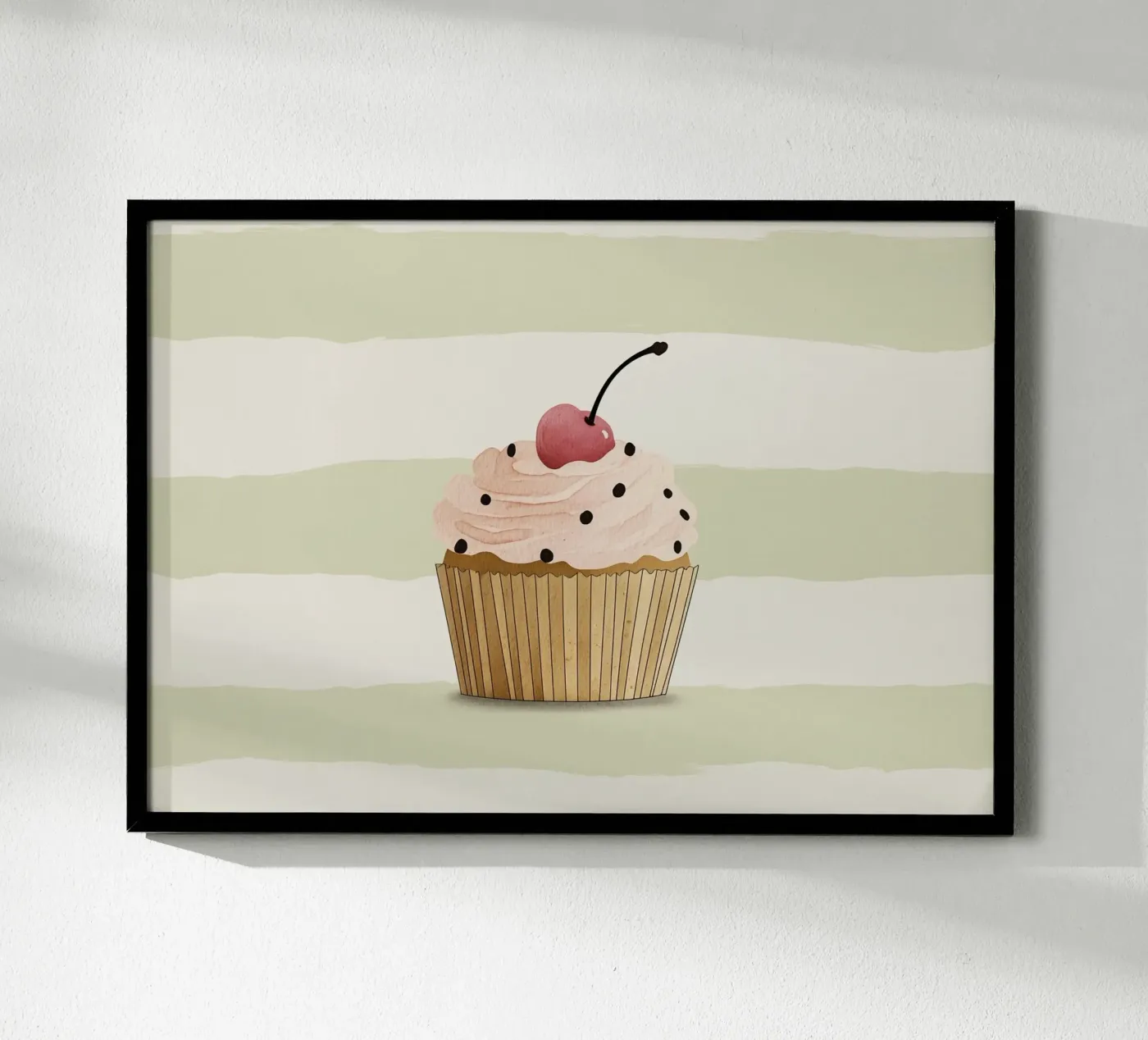 Cupcake Poster von Little Art Lab