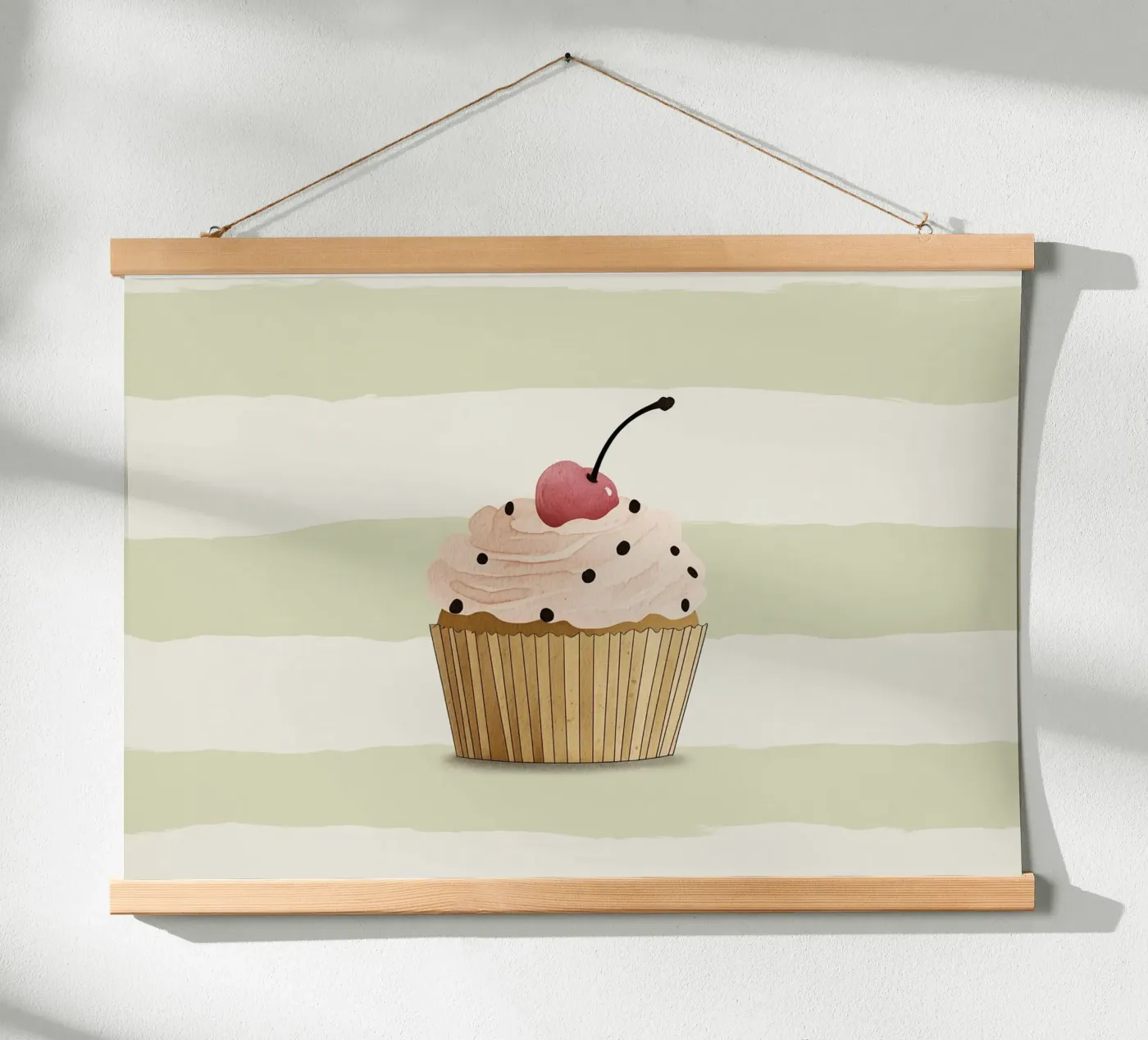 Cupcake Poster von Little Art Lab