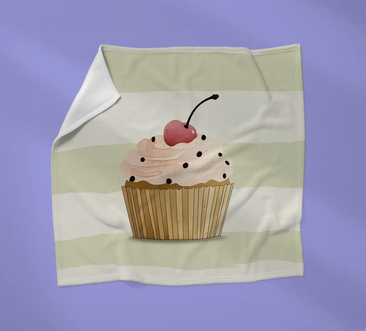 Cupcake Fleecedecke von Little Art Lab