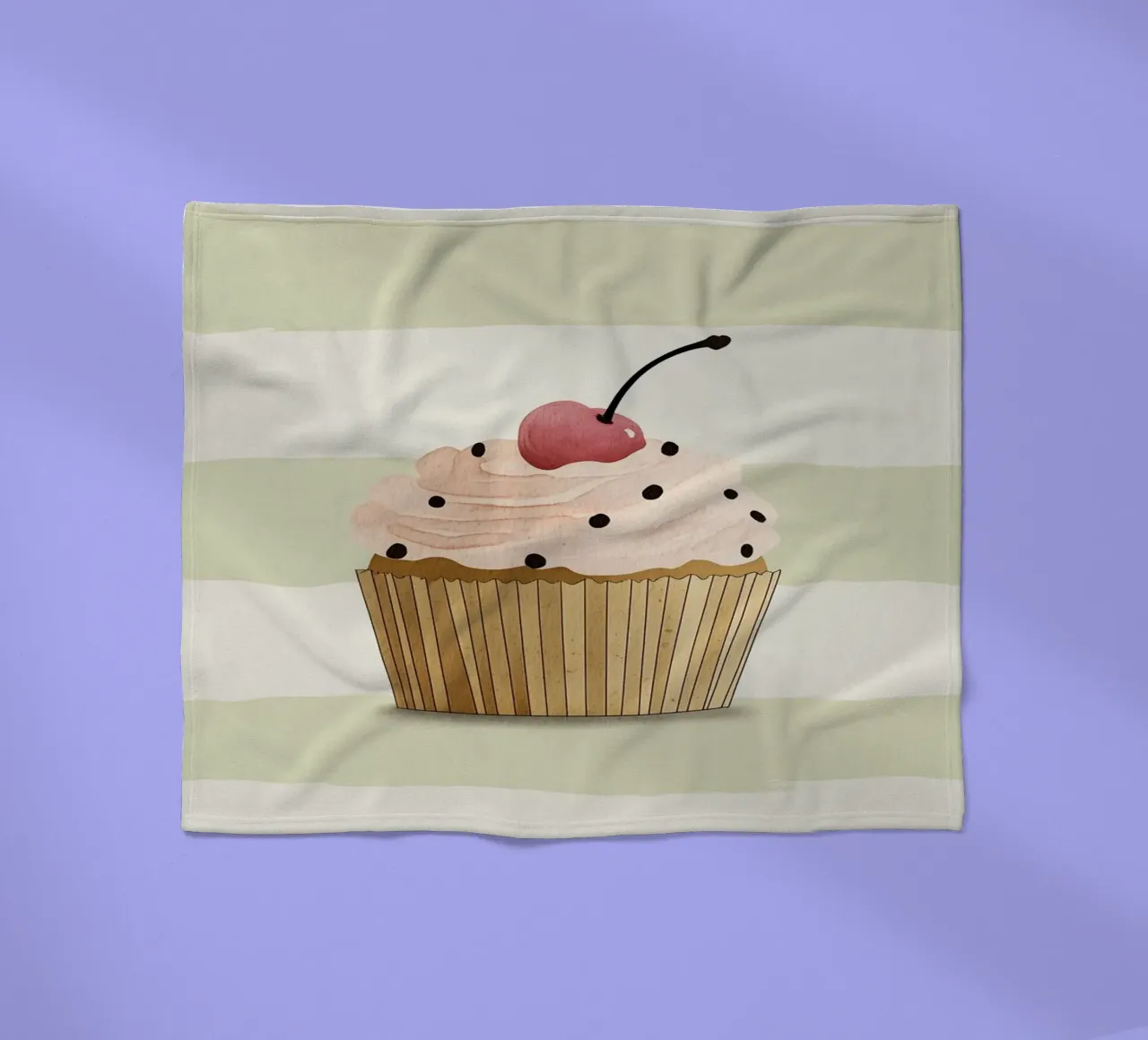 Cupcake Fleecedecke von Little Art Lab