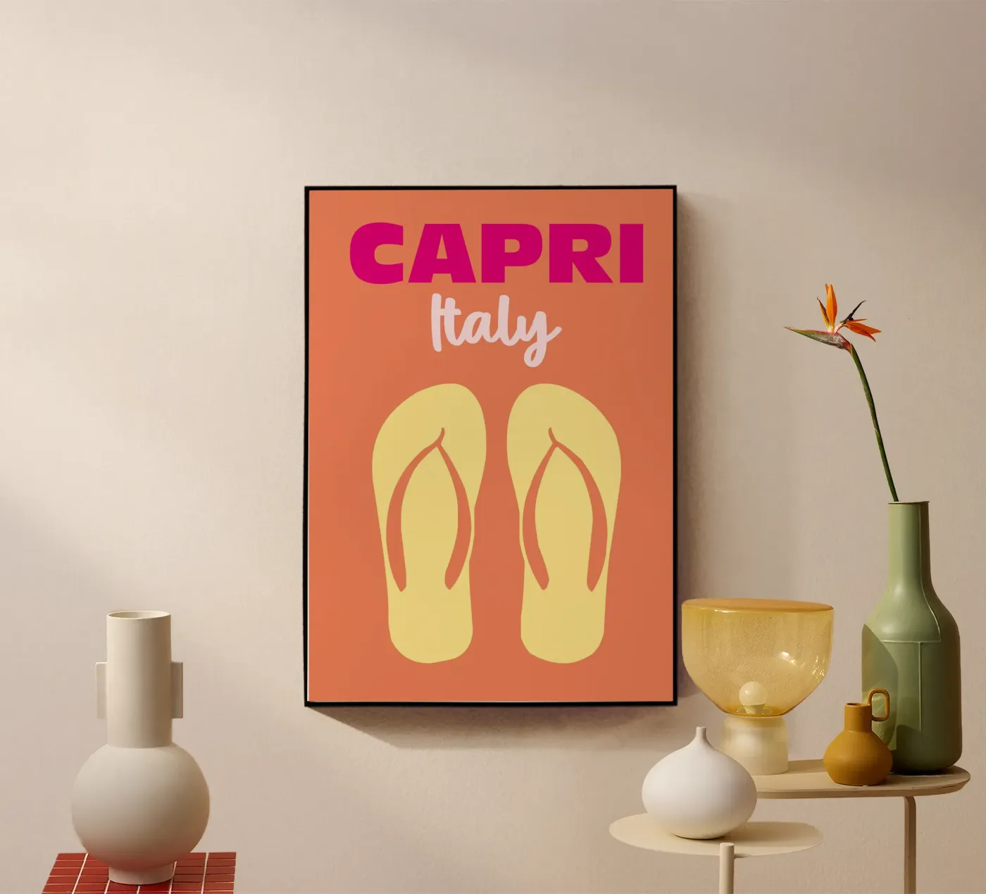 Capri, Italy plexiglass da Colorful Homes