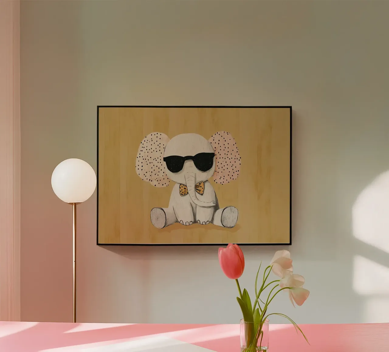 Elefante figo plexiglass da Little Art Lab