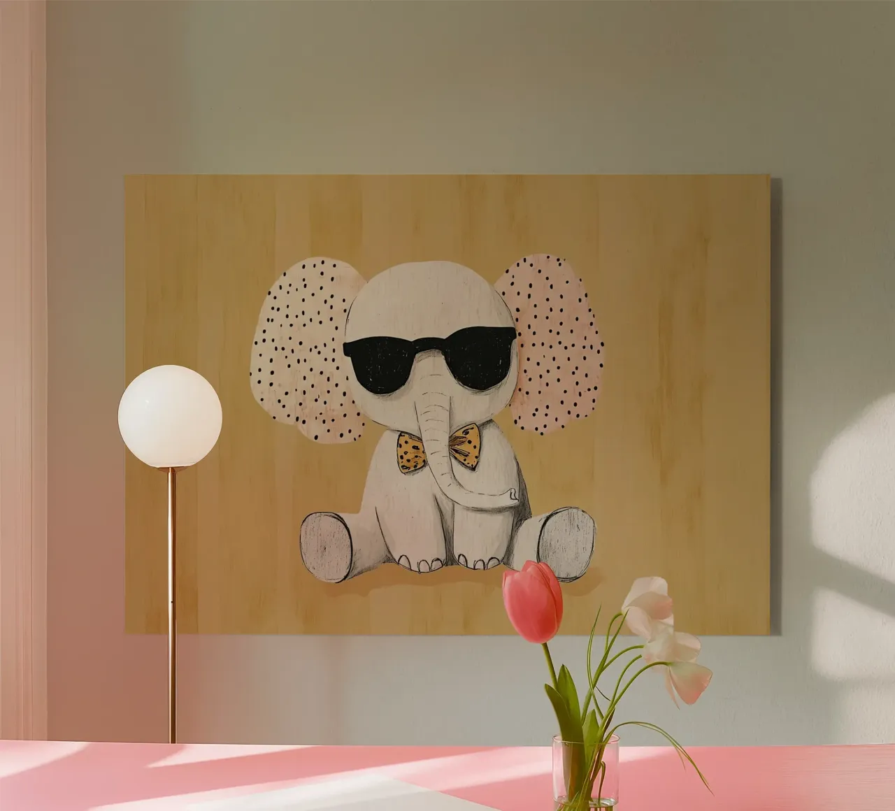 Elefante figo plexiglass da Little Art Lab