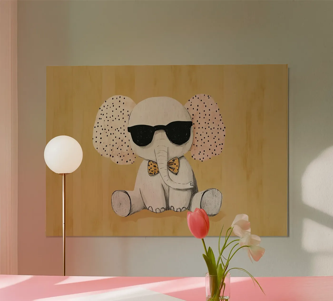 Elefante figo poster da Little Art Lab