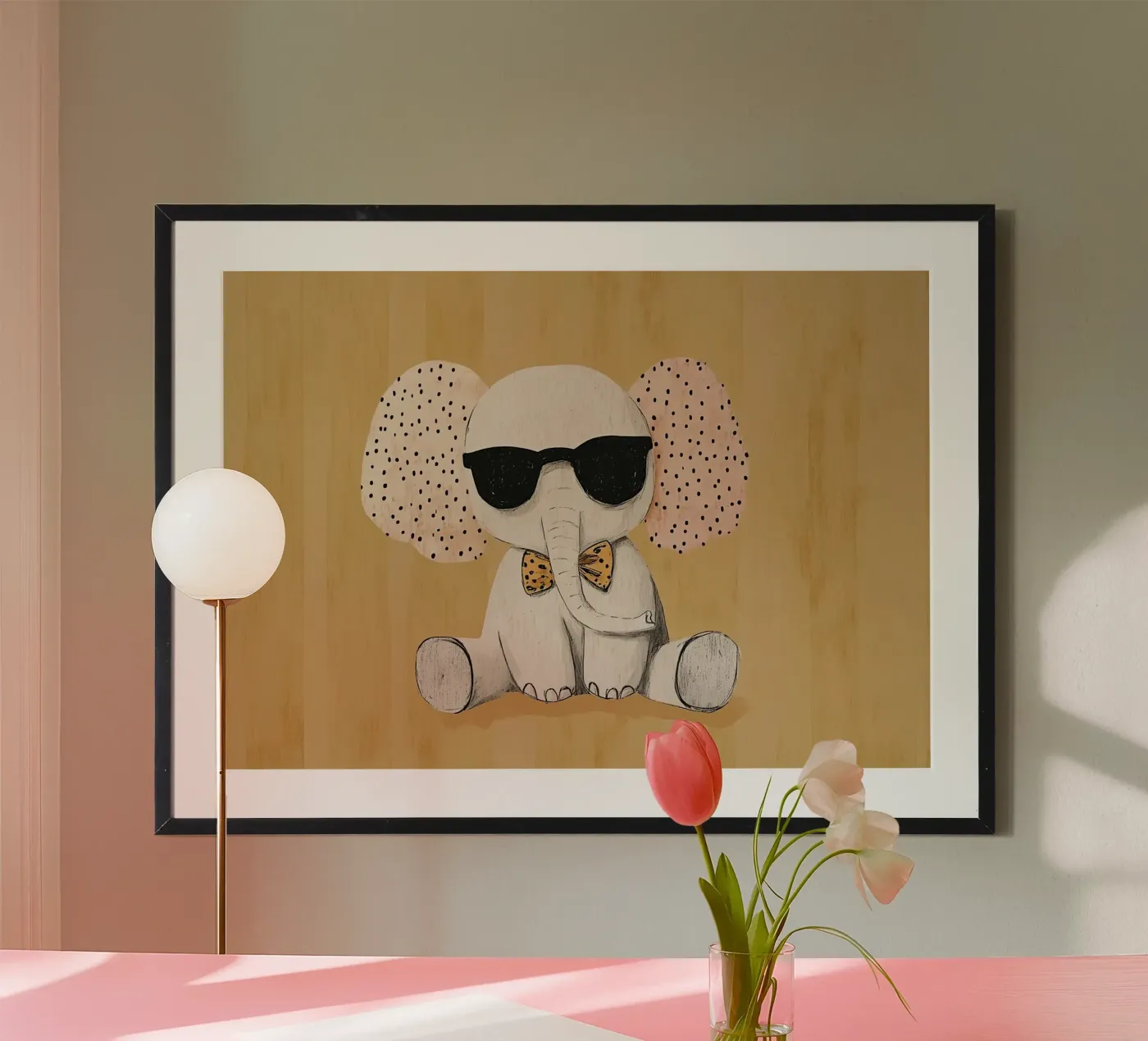 Elefante figo poster da Little Art Lab